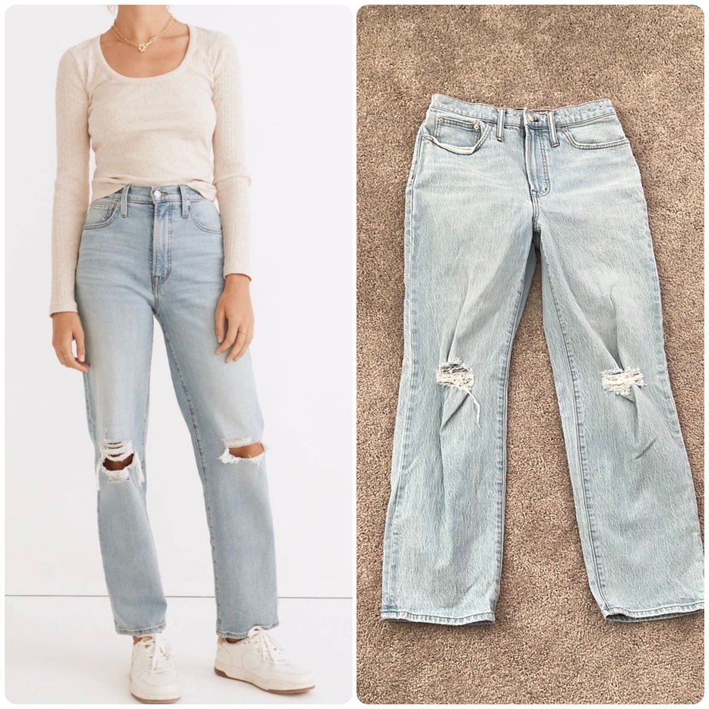Madewell straight  Jeans